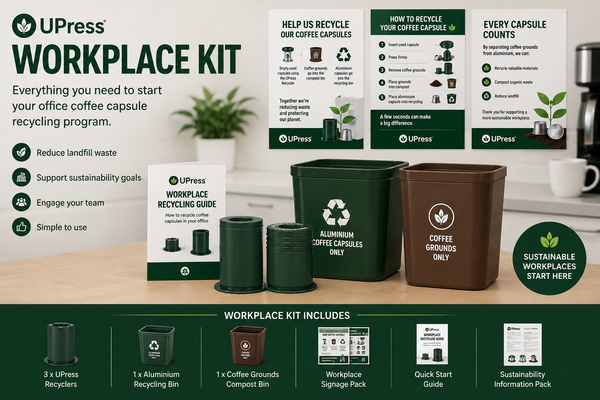 UPress Coffee Capsule Workplace Kit Recycling Kit